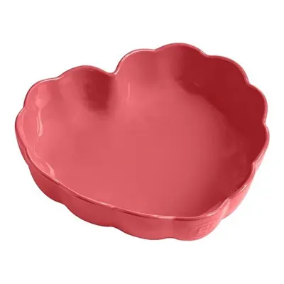 Emile Henry Madeleine Fırın Kabı Kalp 26,5 Cm Ruj Pembesi