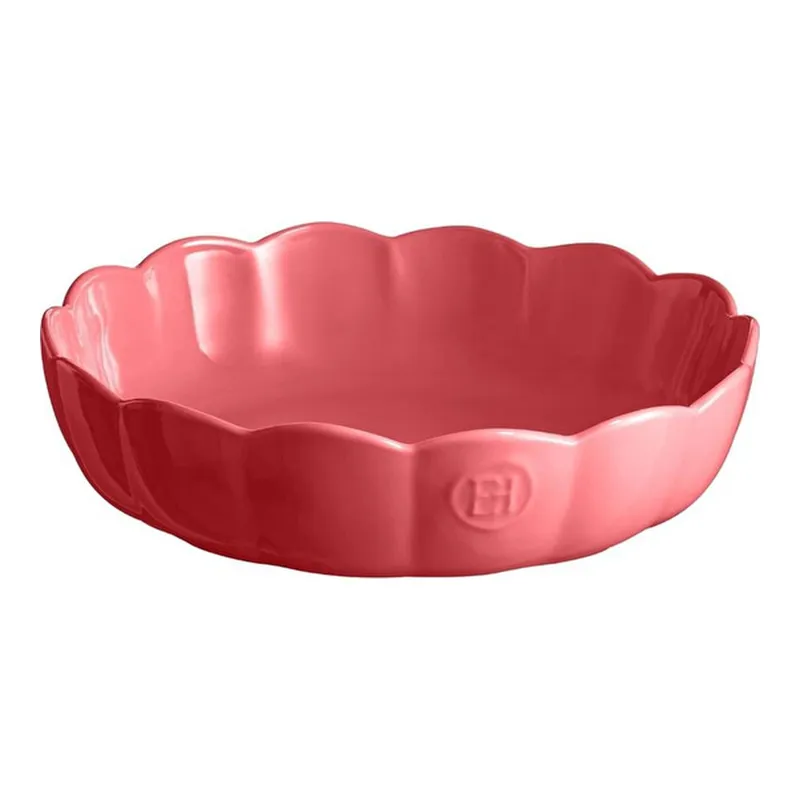 Emile Henry Madeleine Fırın Kabı Yuvarlak 27 Cm Ruj Pembesi, görsel 1
