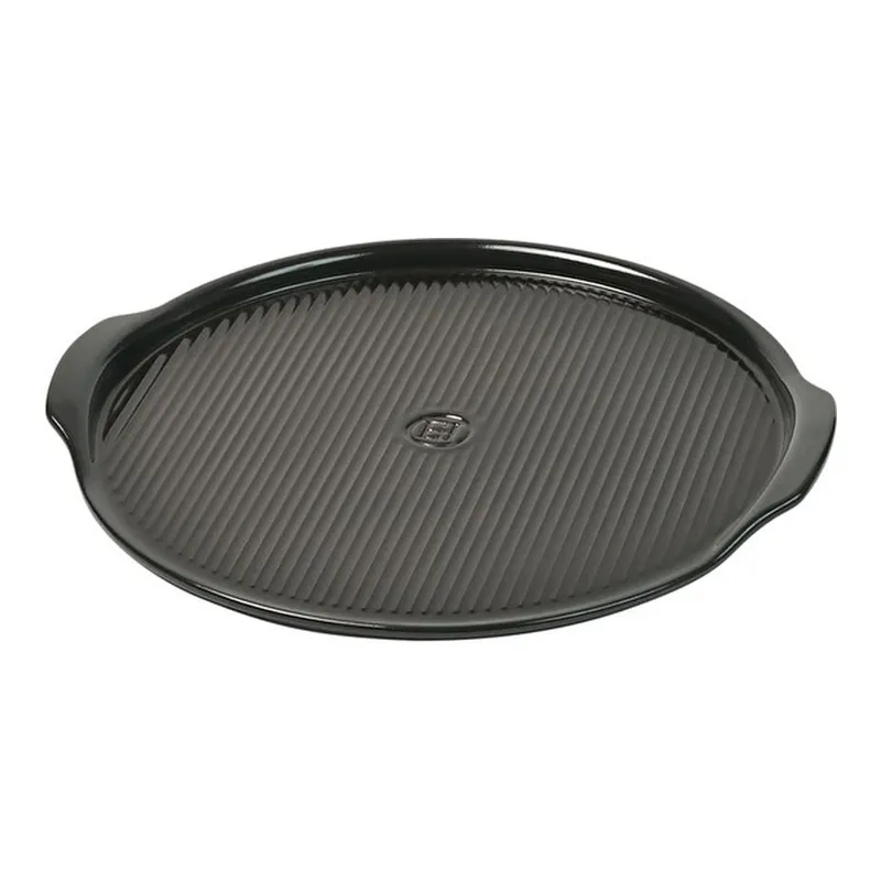 Emile Henry Pizza/fırın Kabı Yuvarlak 40 Cm Siyah, görsel 1