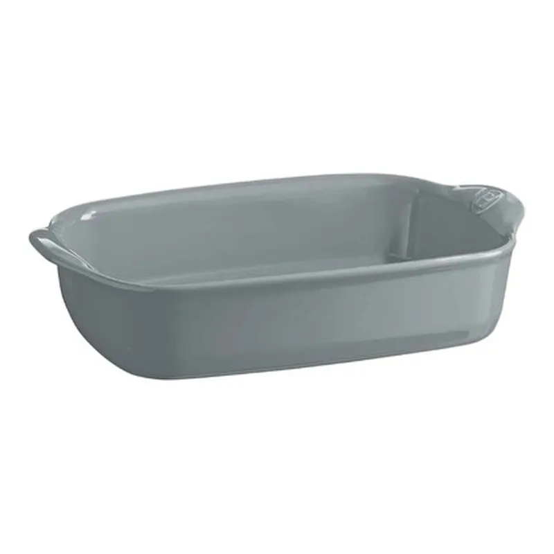 Emile Henry Fırın Kabı Dikdörtgen 30 X 19 Cm - Açık Gri, görsel 1