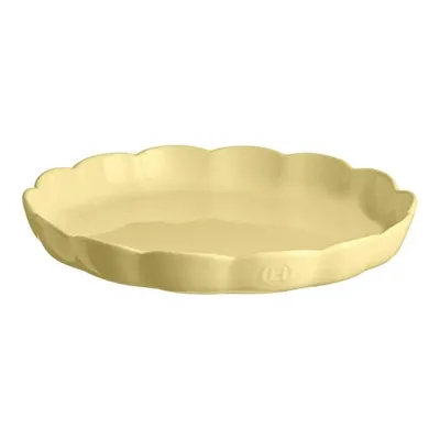 Emile Henry Madeleine Yuvarlak Tart Kalıbı 31 Cm - Vanilya