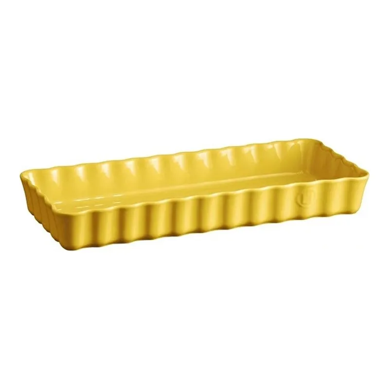 Emile Henry Tart-börek-fırın Kabı Dikdörtgen 36.5 X 15 Cm Mat Sarı/provence Yellow, görsel 1