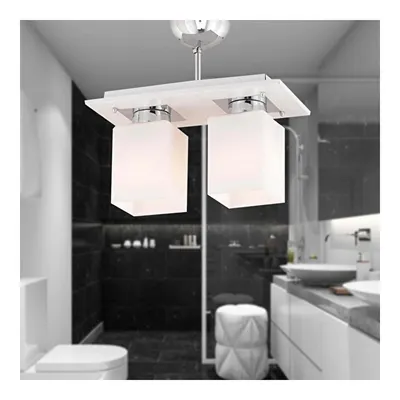 Apliqa Atlas 2 Li Beyaz Modern Genç Odası Mutfak- Banyo Mutfak Salon Spot Avize
