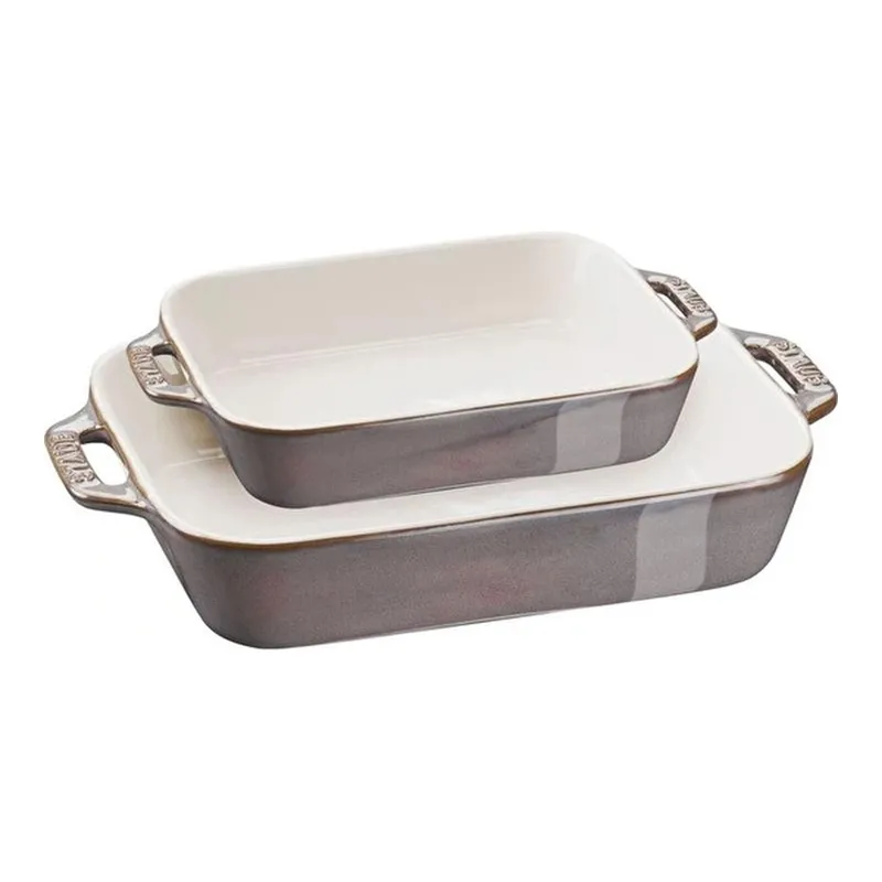 Staub Seramik Fırın Kabı Seti, 2'li, görsel 1