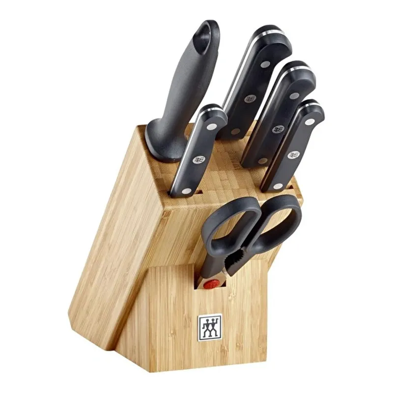 Zwilling Gourmet 7 Parça Blok Bıçak Seti - Bambu Bloklu, görsel 1