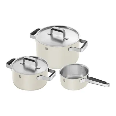 Zwilling Pure Tencere Seti 3 Parça Ekru