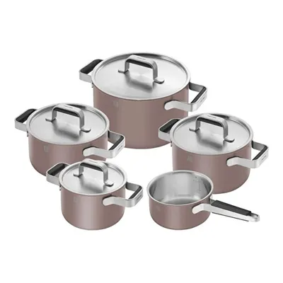 Zwilling Pure Tencere Seti 5 Parça Gül Rengi