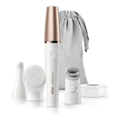 Braun Facespa Pro 911 Şarjlı Yüz Epilatörü 3'ü 1 Arada Epilasyon ve Cilt Bakım Seti Beyaz