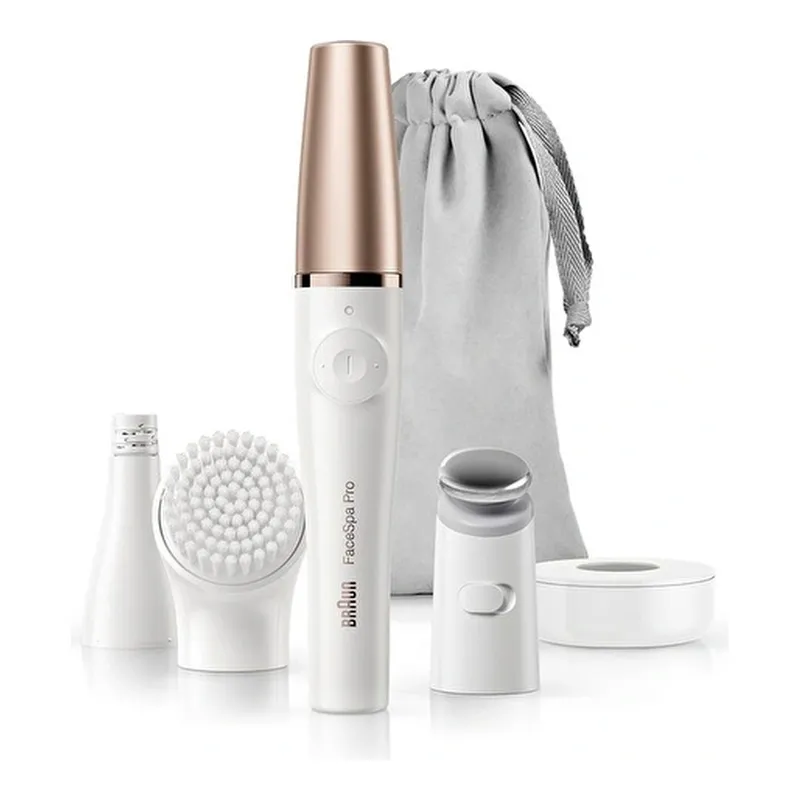Braun Facespa Pro 911 Şarjlı Yüz Epilatörü 3'ü 1 Arada Epilasyon ve Cilt Bakım Seti Beyaz, görsel 1