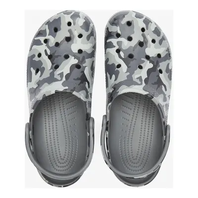 Crocs Classic Printed Camo Clog Erkek Gri Günlük Terlik