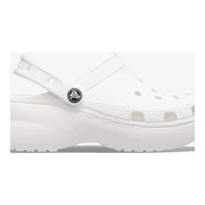 Crocs Classic Platform Clog Kadın Beyaz Terlik