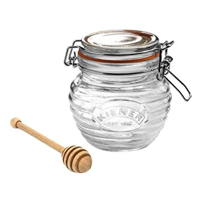 Kilner Ahşap Kepçeli Bal Kavanozu 400 Ml