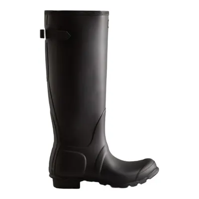 Hunter Original Tall Back Adjustable Boot Kadın Siyah Yağmur Çizmesi