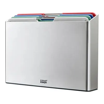 Joseph Joseph Folio Standlı Büyük Kesme Tahtası 4'lü Gümüş