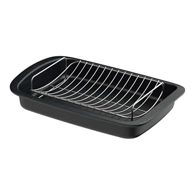 Berghoff Leo Graphite Çıkarılabilir Raflı Yapışmaz Grafit Izgara Güveç 42x28cm, görsel 1