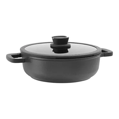 Berghoff Leo Stone Yapışmaz Kapaklı Alüminyum Döküm 2 Saplı Sote Tavası 28 Cm