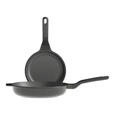 Berghoff Leo Stone Yapışmaz Alüminyum Döküm 2 Li Kızartma Tavası Seti ( 24 Cm+28 Cm)