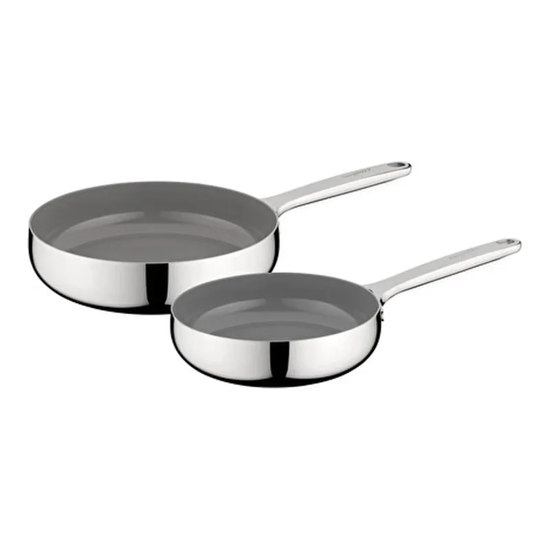 Berghoff Home Belly 2li Yapışmaz Yüzeyli Tava Seti 20-24cm Stellar Çelik, görsel 1
