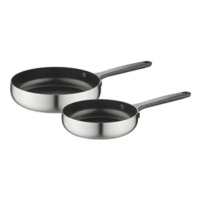 Berghoff Home Belly 2li Yapışmaz Yüzeyli Tava Seti 20-24cm Füme Siyah