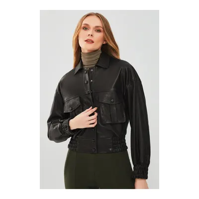 Chloe Kadın Oversize Deri Ceket