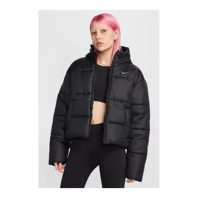 Nike Sportswear Club Puffer Kadın Siyah Günlük Mont