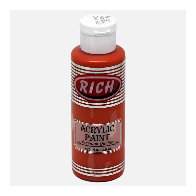Rich Akrilik Boya Orange 130 cc, görsel 1