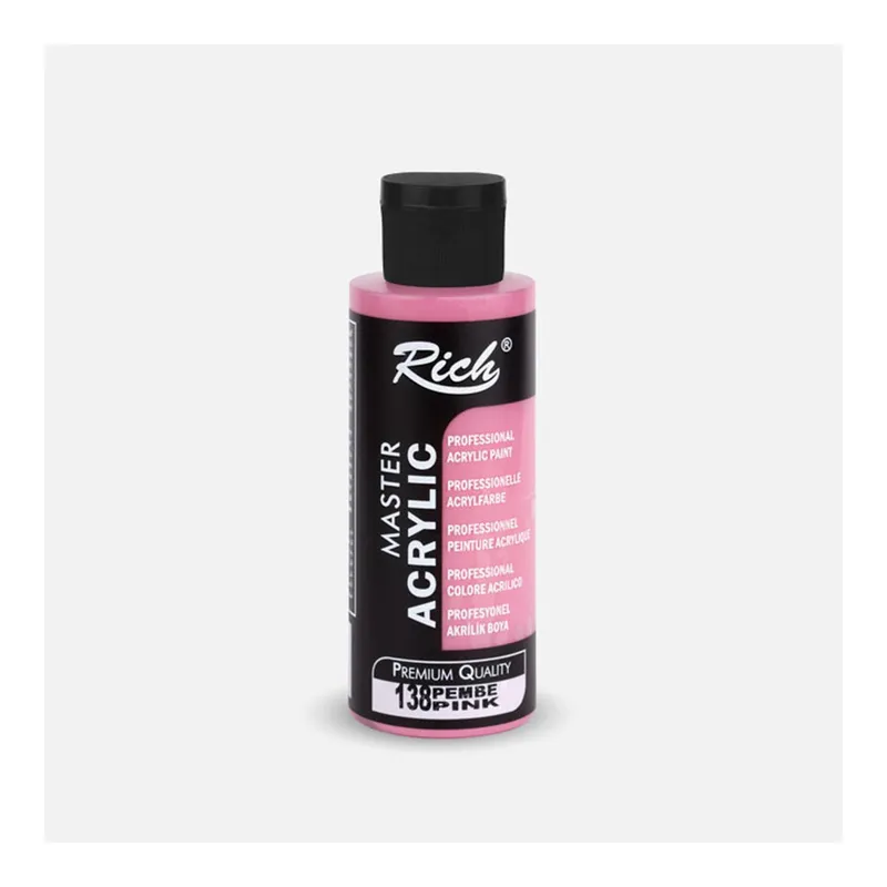 Rich Akrilik Boya Pembe 130 cc, görsel 1