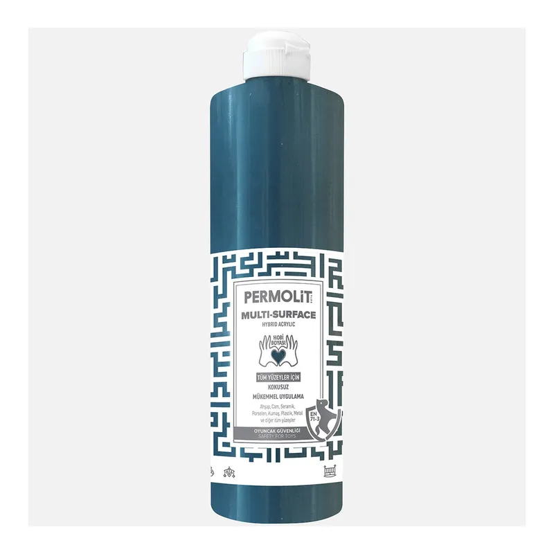 Permolit 0,5 L Multi Surface Akrilik Boya Su Yeşili, görsel 1