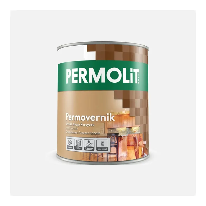 Permolit 0,75 L Vernikli Ahşap Koruyucu Sarı Zeytin, görsel 1