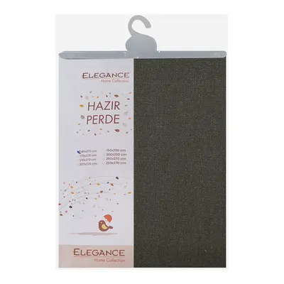 Elegance Milpa Keten Fon Perde Taş Gri