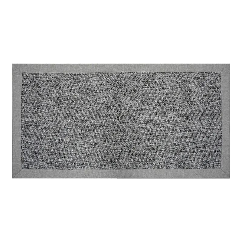 Güven Collection Nature Rustic Bordürlü Sisal Halı Gri 80x150 cm, görsel 1