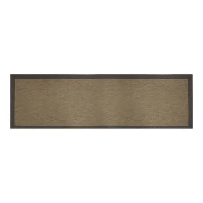 Güven Collection Nature Rustic Bordürlü Sisal Halı Kahverengi 80x300 cm