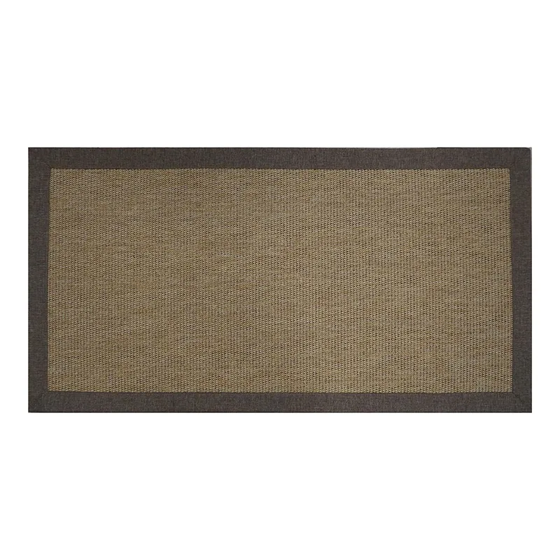 Güven Collection Nature Rustic Bordürlü Sisal Halı Kahverengi 120x180 cm, görsel 1