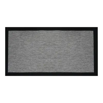 Güven Collection Nature Rustic Bordürlü Sisal Halı Koyu Gri 160x230 cm