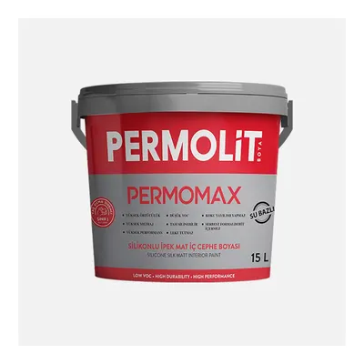 Permolit Permomax Silikonlu İpek Mat İç Cephe Boyası Beyaz