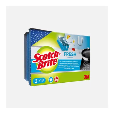 Scotch Brite Fresh Oluklu Çizmez Sünger 2'li