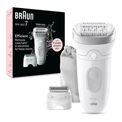Braun SE 7041 Silk Epil 7 Islak ve Kuru Kalıcı Pürüzsüz Cilt Epilasyon Cihazı Beyaz