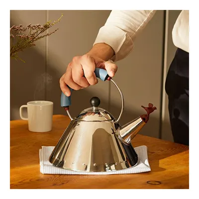 Alessi Kettle Kuş 2 L Mavi