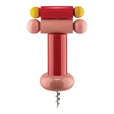 Alessi Ettore Sottsass Tirbuşon 18 cm x 6 cm Pembe