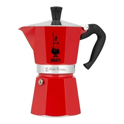 Bialetti Moka Express Kırmızı (6 Cup)