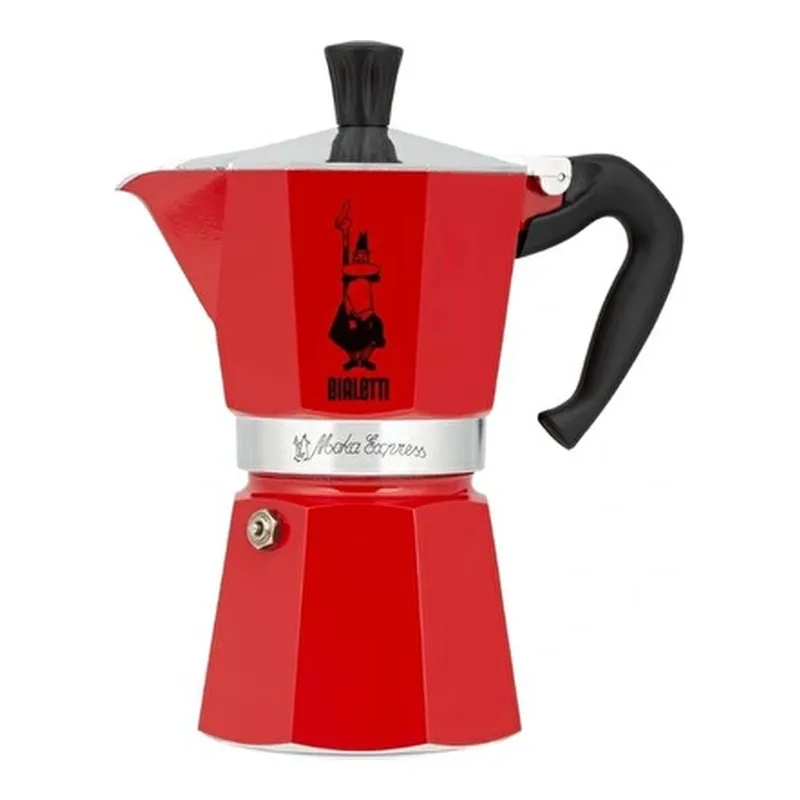 Bialetti Moka Express Kırmızı (6 Cup), görsel 1