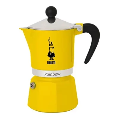 Bialetti Rainbow Sarı Mokapot (6 Cup)