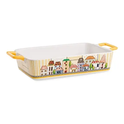 Egan Italy Paese Mio Fırın Kabı Sarı 34x19 cm