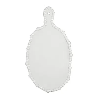 Baci Milano Joke Table Kitchen Kesme Tahtası 15,5 cm x 28,5 cm Beyaz