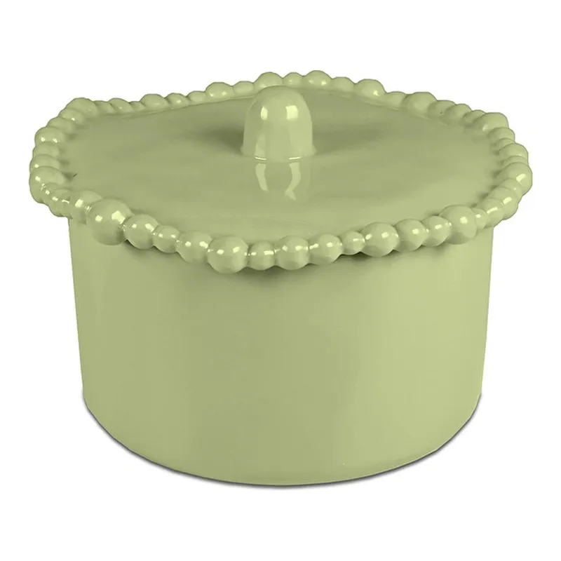 Baci Milano Joke Table Kitchen Melamin Bisküvi Kavanozu 14 cm x 21 cm Yeşil, görsel 1