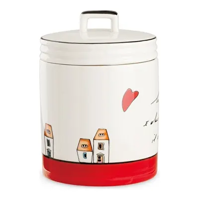 Egan Italy Le Casette Kavanoz Kırmızı 11x15 cm