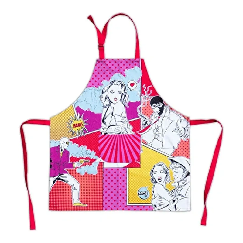Baci Milano Gulp Lady Mutfak Önlüğü 80x73 cm Pembe, görsel 1