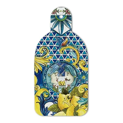 Baci Milano Sicily Kesme Tahtası 17 cm x 35 cm Mavi