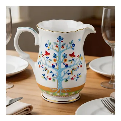 Baci Milano Mamma Mia Ağaç Desenli Sütlük 22 cm x 12,5 cm x 19 cm