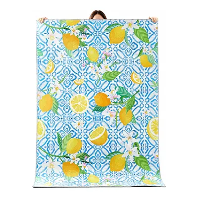 Kaşmir Halı Dekoratif Art Mutfak Lemon 80x300 cm